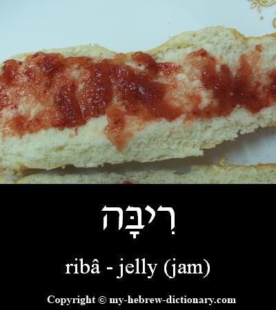 jelly in Hebrew