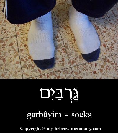 socks in Hebrew