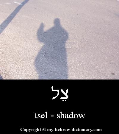 Shadow in Hebrew